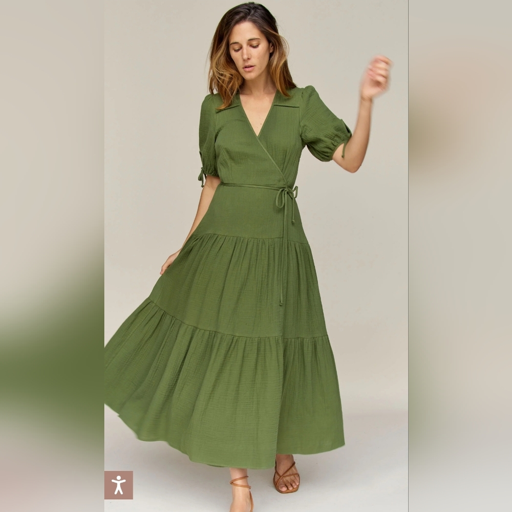 CHRISTY DAWN: The Augusta Dress in Forest Gauze XS